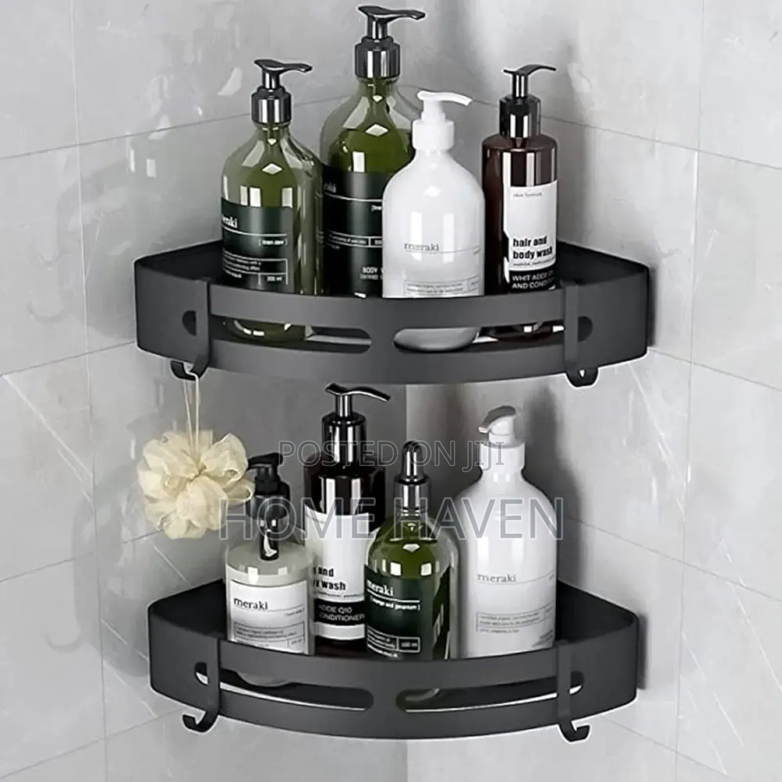 2pc Aluminium Shower Caddy