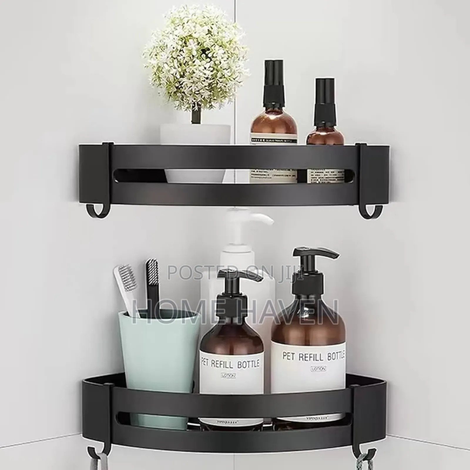 2pc Aluminium Shower Caddy