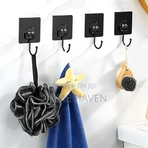 5pc Waterproof Aluminium Wall Hooks