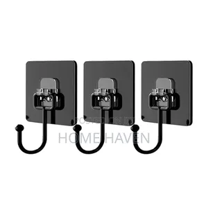 5pc Waterproof Aluminium Wall Hooks