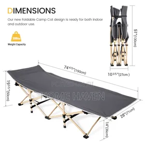 Heavy Duty Foldable Camping Bed