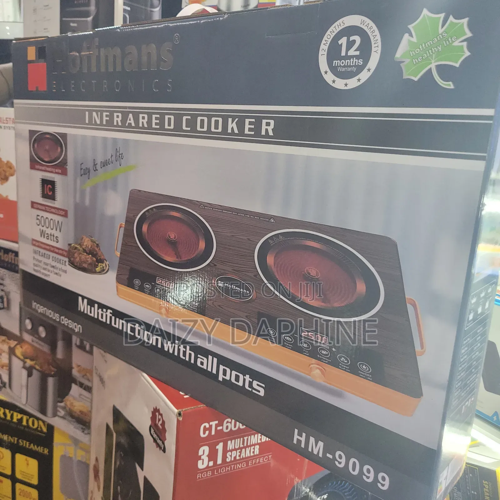 Hoffman Infrared Cooker, Double Burner Infrared Cooker