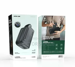 Green Lion Liora Fingerprint Bag With Leather Strip Led Indicator