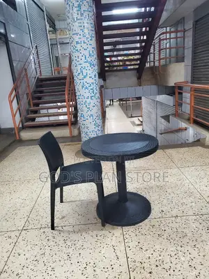 Reading Plastic Table and Portable Reading Chair