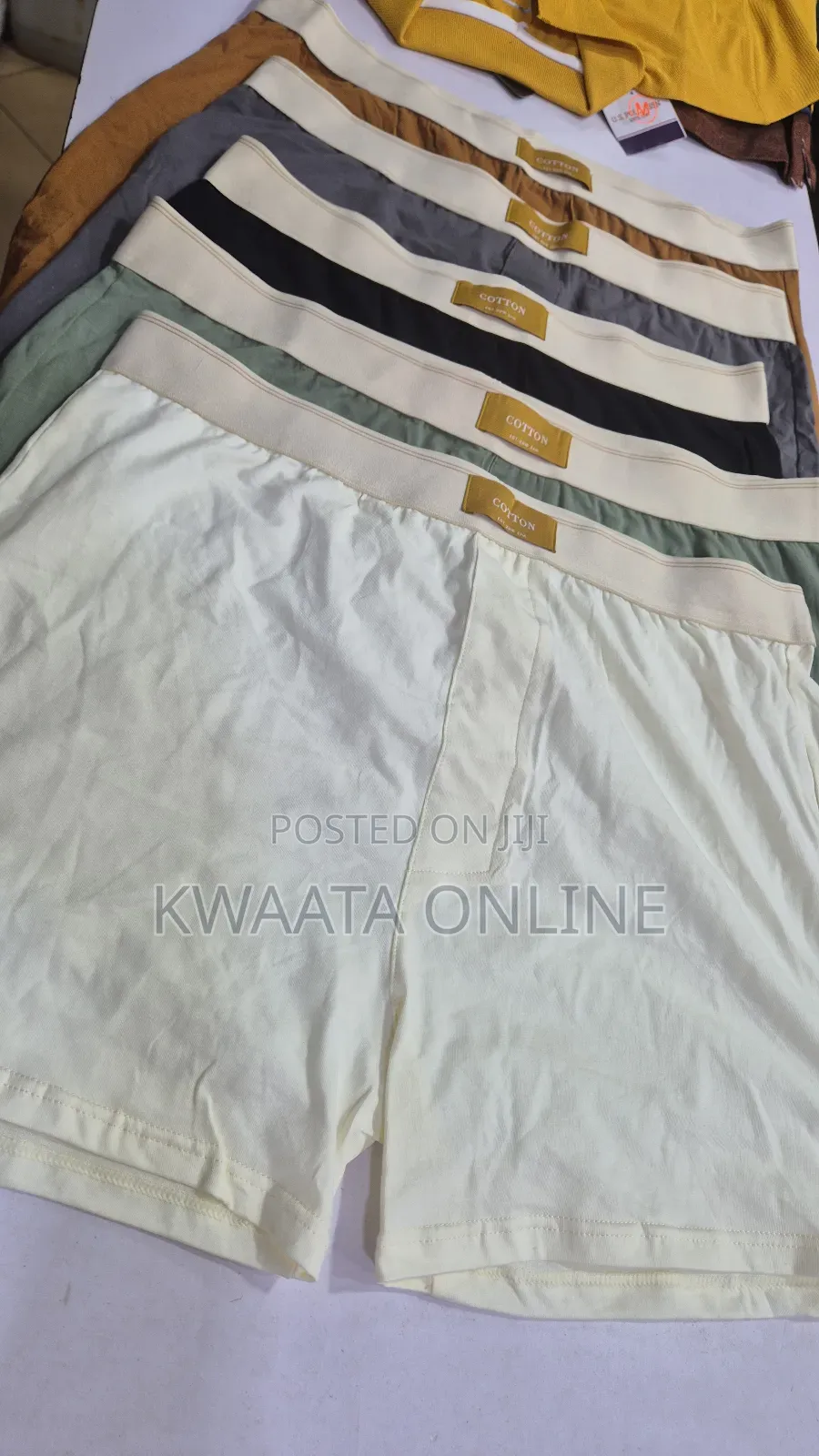 1 Piece Men Underwear Premium Cotton Boxer Shorts