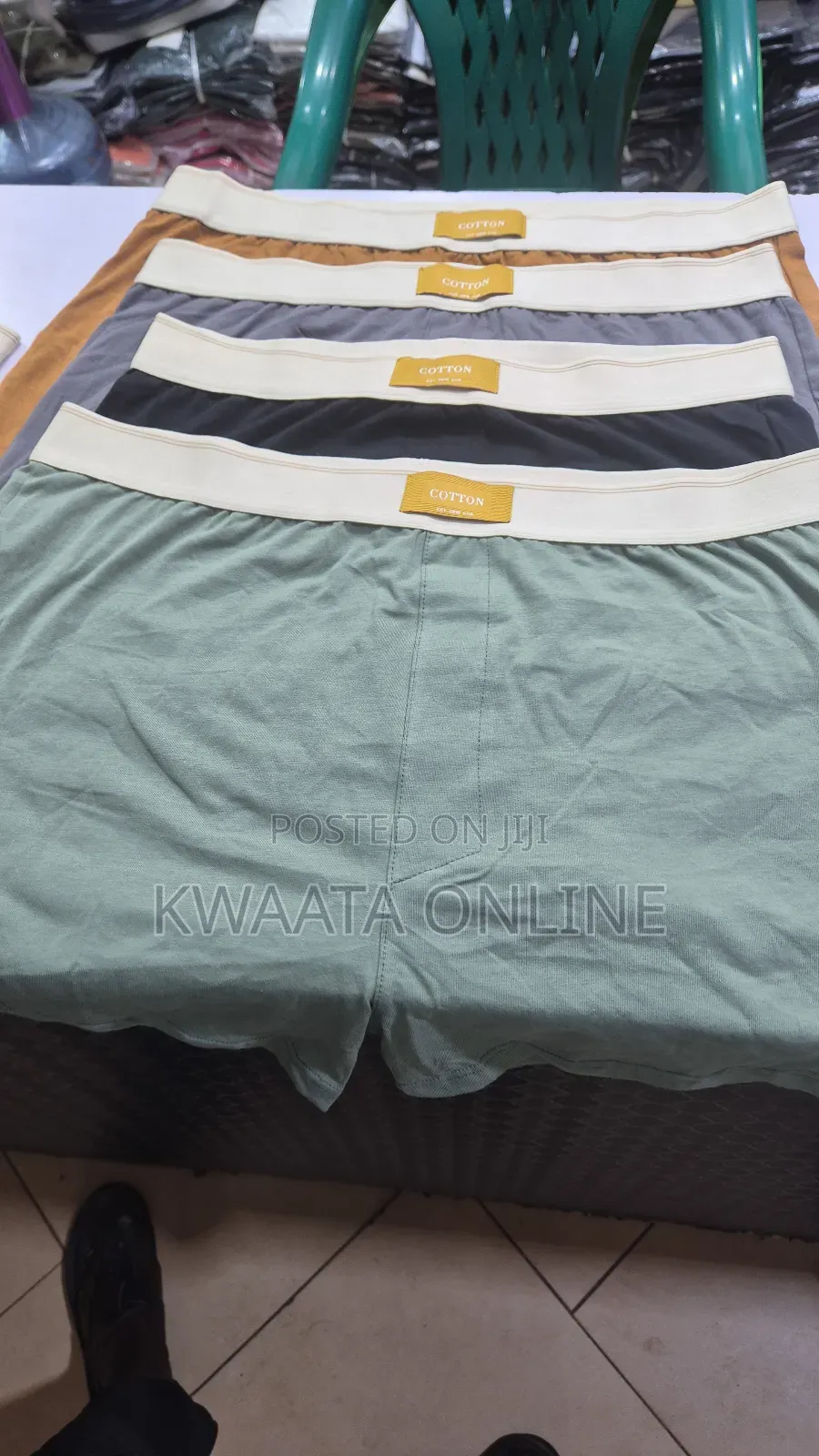 1 Piece Men Underwear Premium Cotton Boxer Shorts