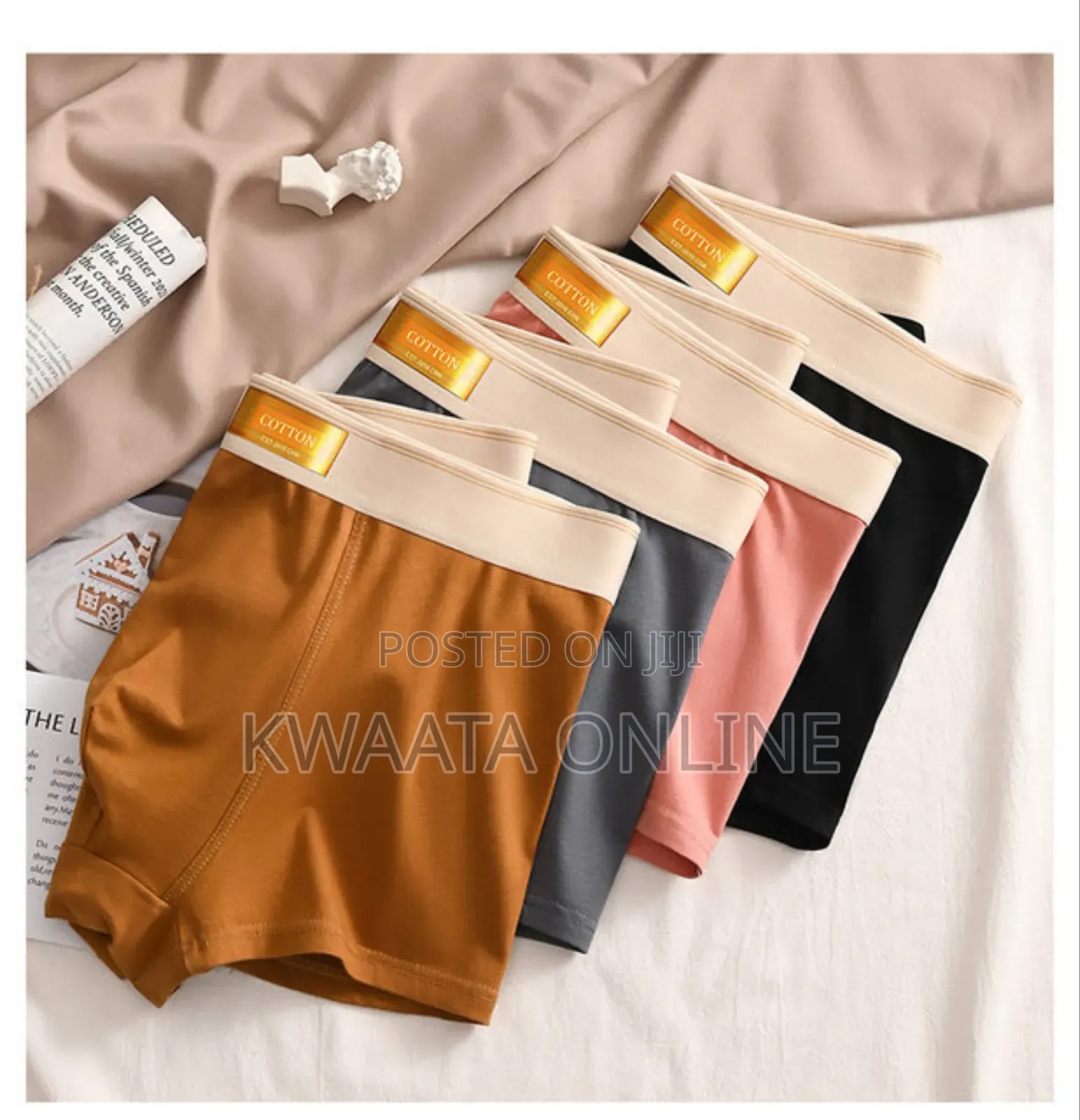 1 Piece Men Underwear Premium Cotton Boxer Shorts