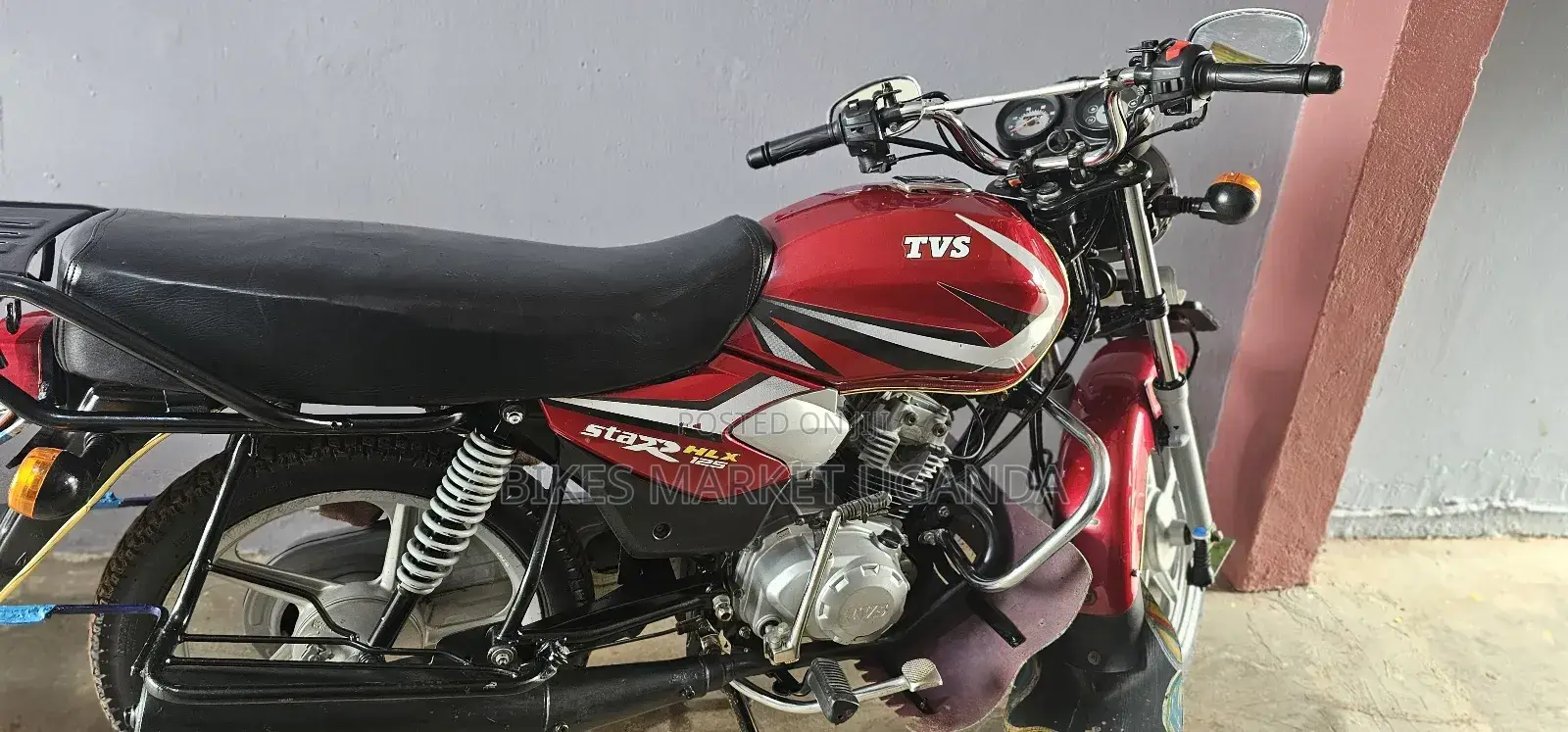 TVS HLX 125 2023 Red