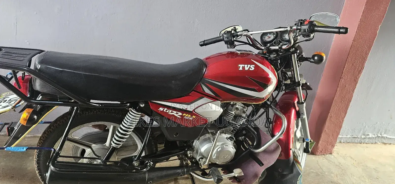 TVS HLX 125 2023 Red