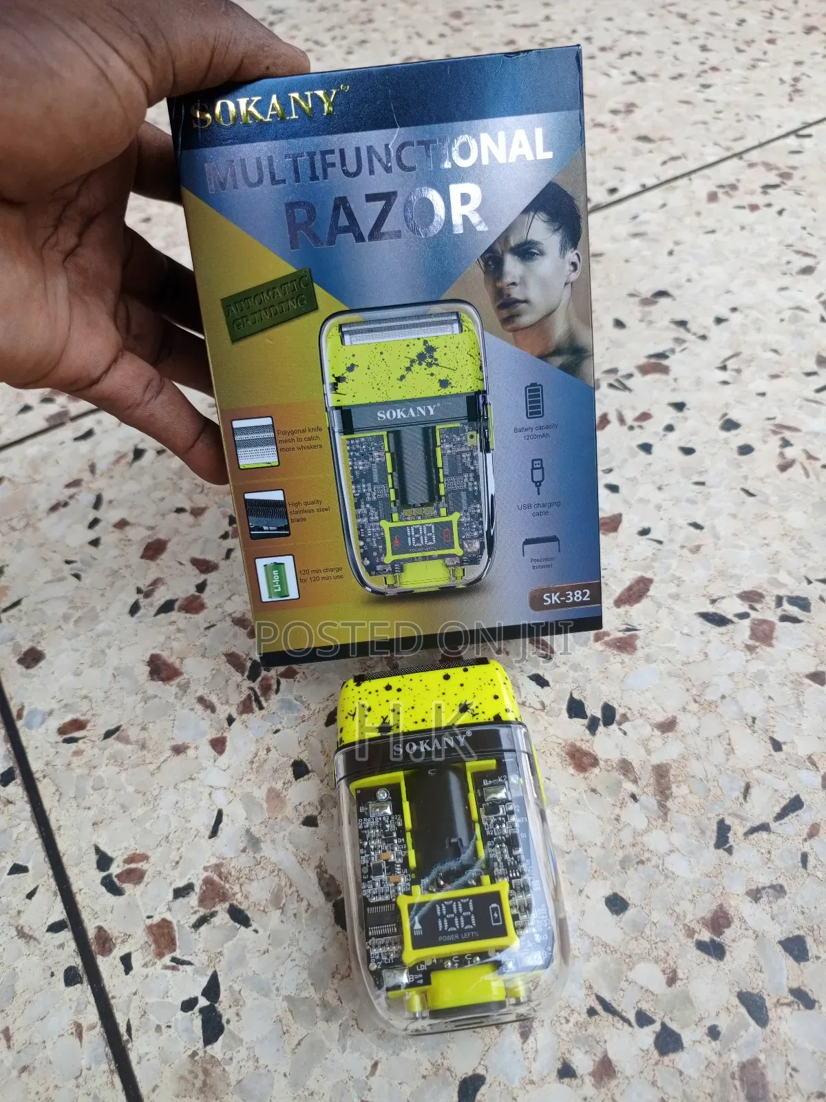 Sokany Sk-382 Multifunctional Razor, a Rechargeable Electric Shaver.