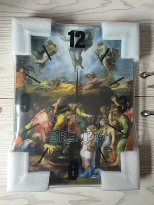 Brand New Christian Glass Wall Clocks