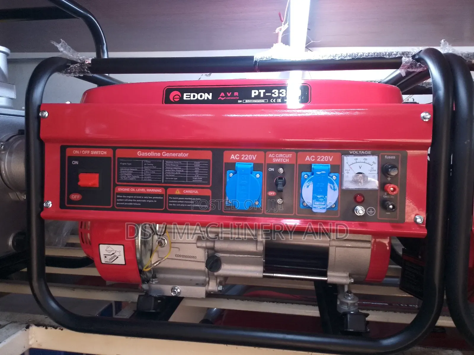 3.5kva Gasoline Pt 3300 Key Start