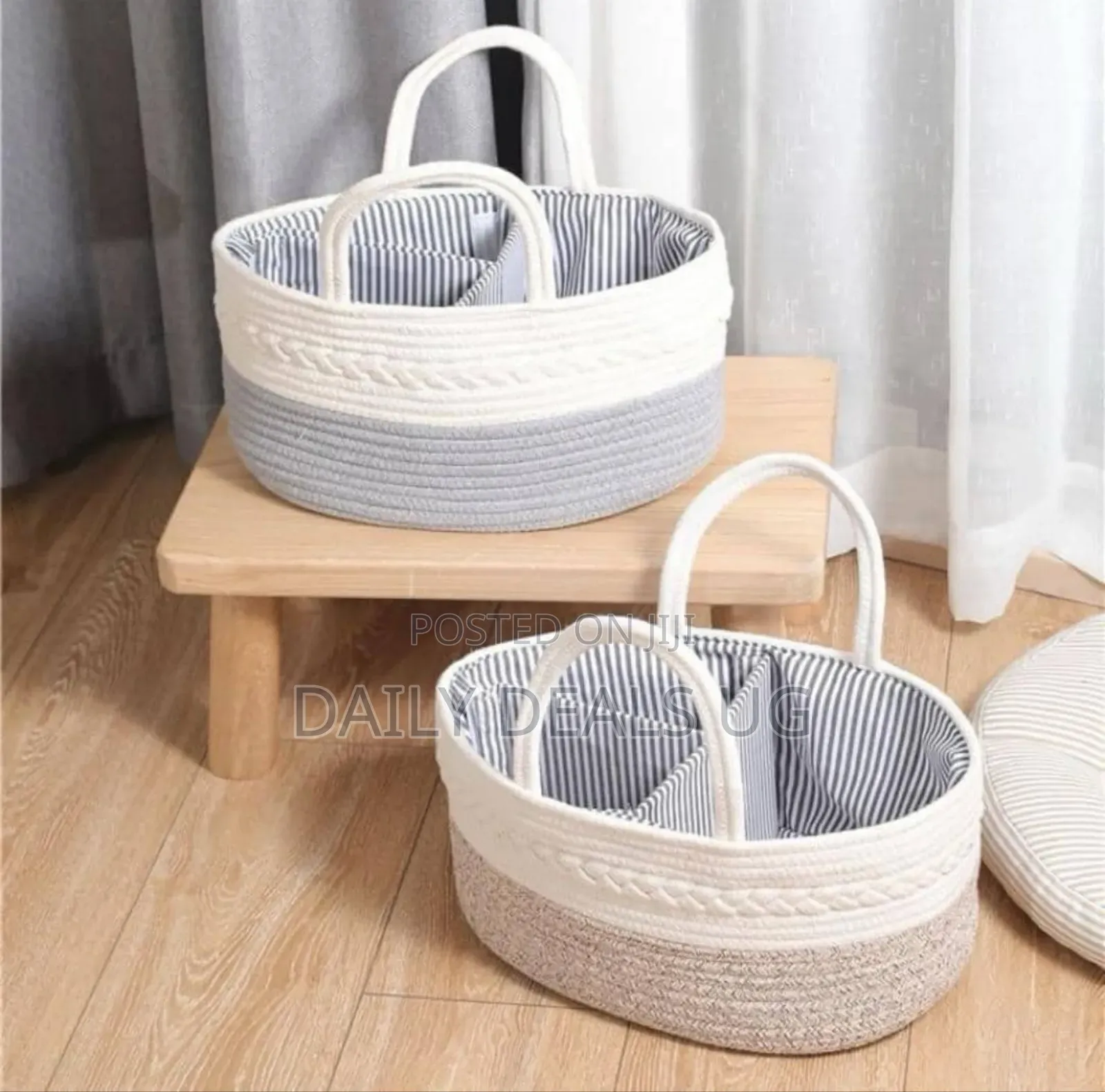 Cotton Rope Diaper Basket