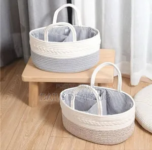 Cotton Rope Diaper Basket
