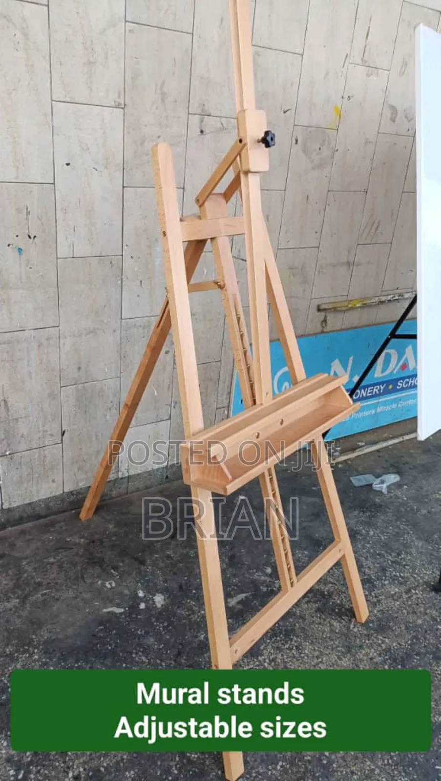 Art Aluminum and Wood Adjustable Easels Stands