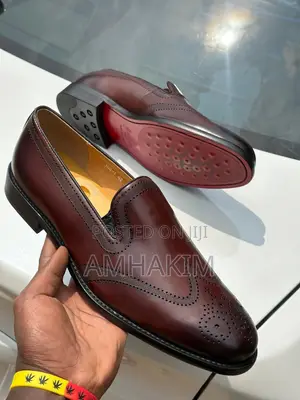 Classic Itallian Laceless Leather Berluti Oxfords in Stock
