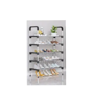 Stainless Steel 6 Layers Shoe Rack.