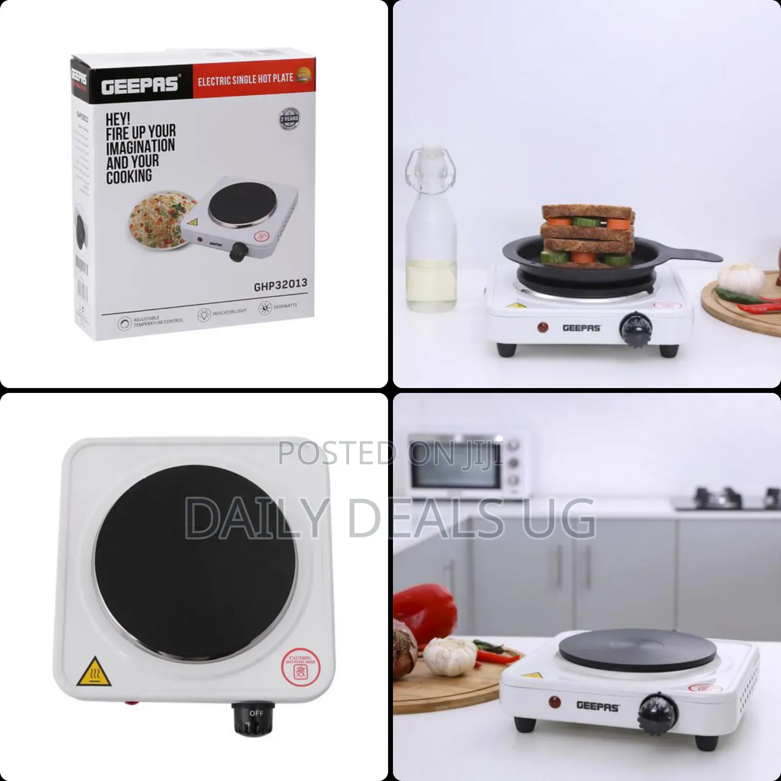 1000w Single Hot Plate for Flexible Precise Table Top Cooking