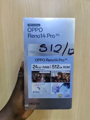 New Oppo Reno14 512 GB Black