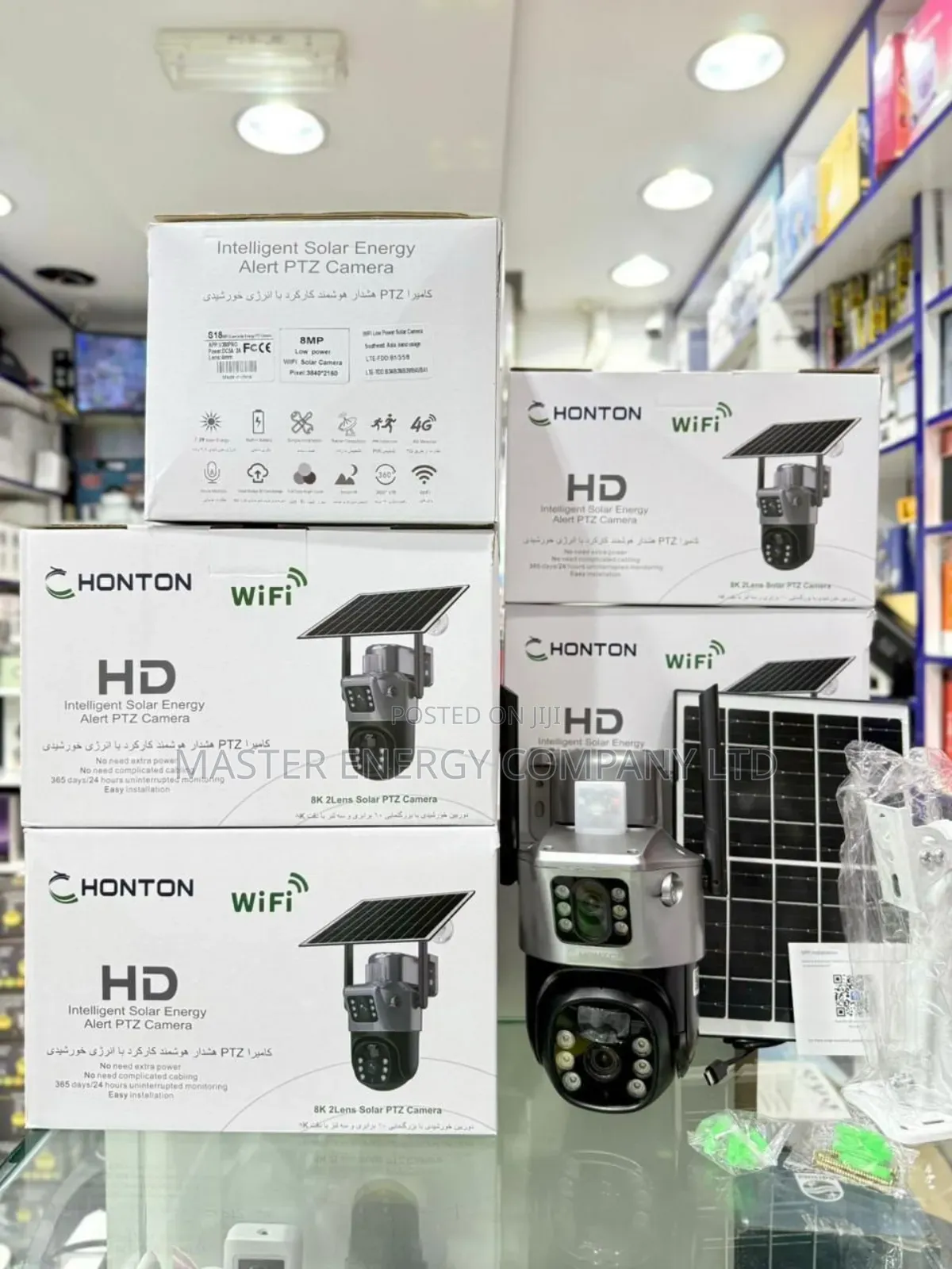 Solar Camera PTZ Wifi Dual Lense