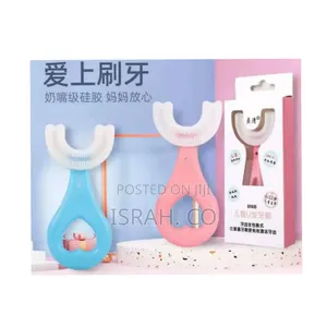 Soft U Shaped Silicone Kids Toothbrush.