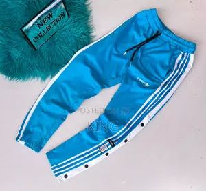 Blue Adidas Adibreak Track Pants