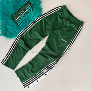 Olive Green Adidas Adibreak Track Pants