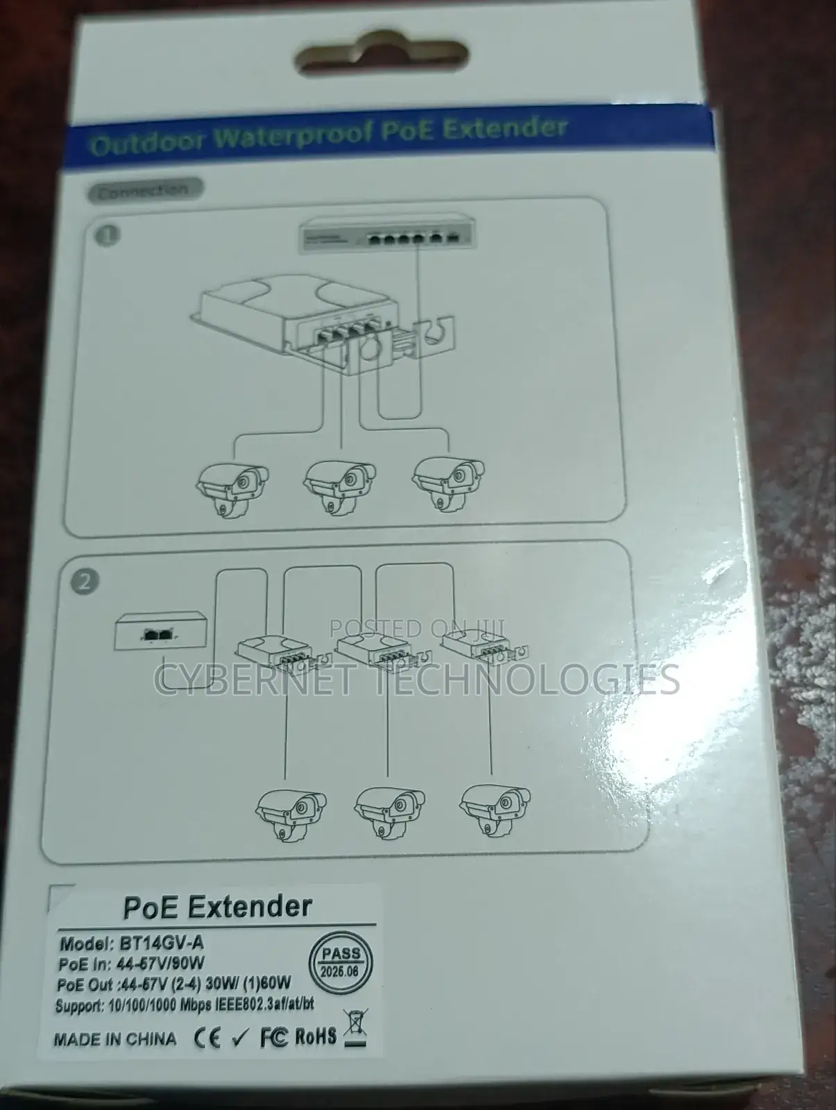 Poe Extender Active5 Ports Waterproof 1000mbps