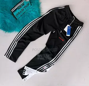 Black Adidas Adibreak Track Pants