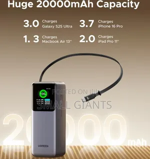 Ugreen Nexode 20000mah 130w Fast Charging Power Bank