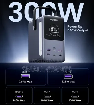 Ugreen 300w 48000mah Power Bank With Smart Digital Display