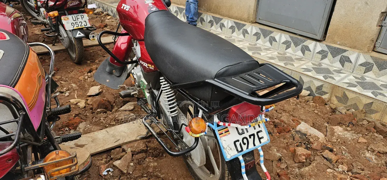TVS HLX 125 2022 Red