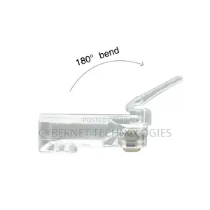 Rj45 Pass Through Connectors - Pack of 100