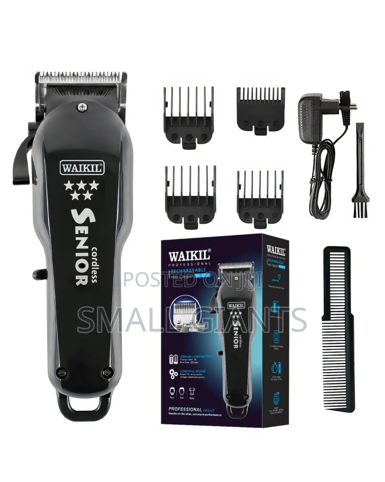 Waikil Professional Rechargeable Cordless Hair Clipper
