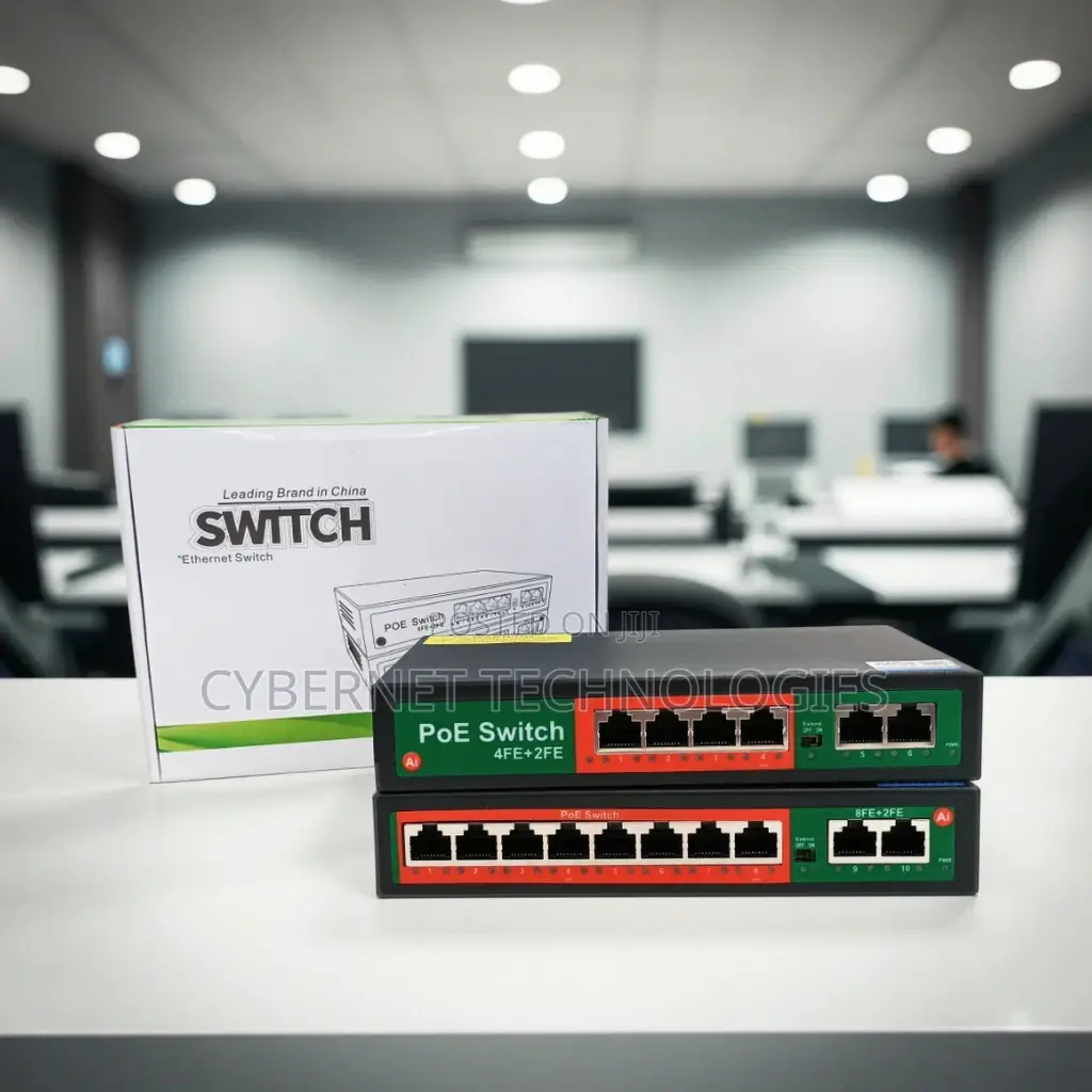 Poe Network Switch 8 Ports With 2 Uplink
