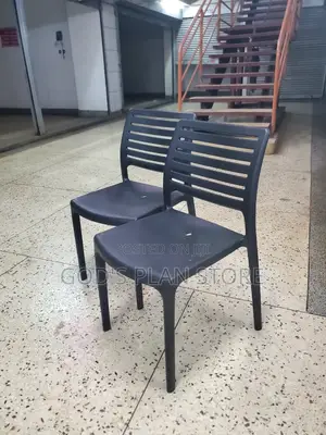 Stripped Back Armless Plastic Chairs Plastic Chairs