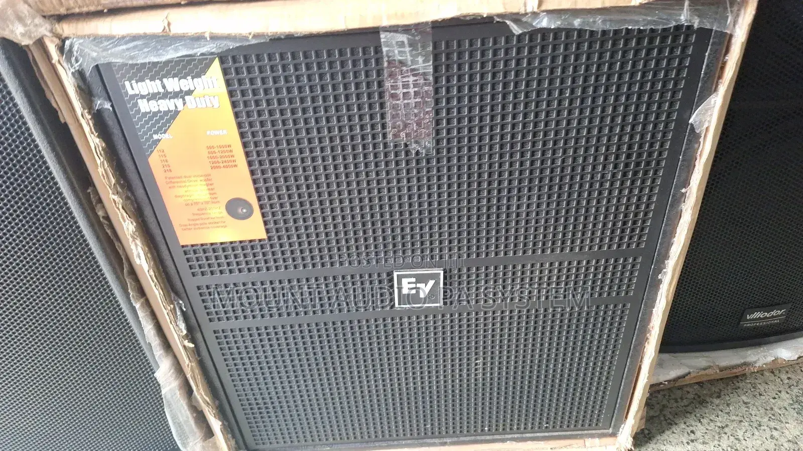 Ev Single Base Speaker