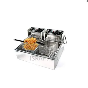 12l Double Commercial Electric Deep Fryer.
