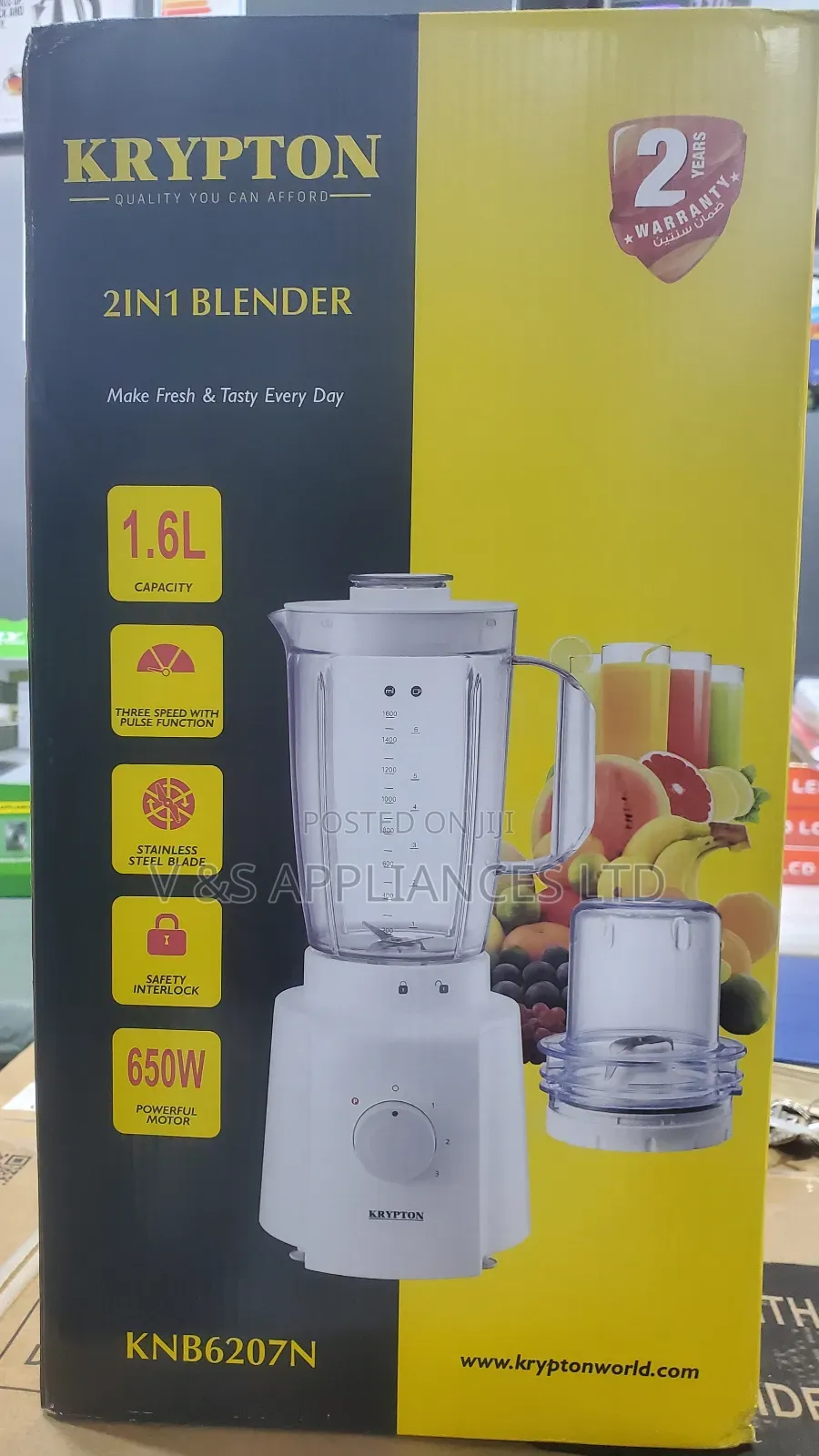 Krypton 2in1 Juice Blender