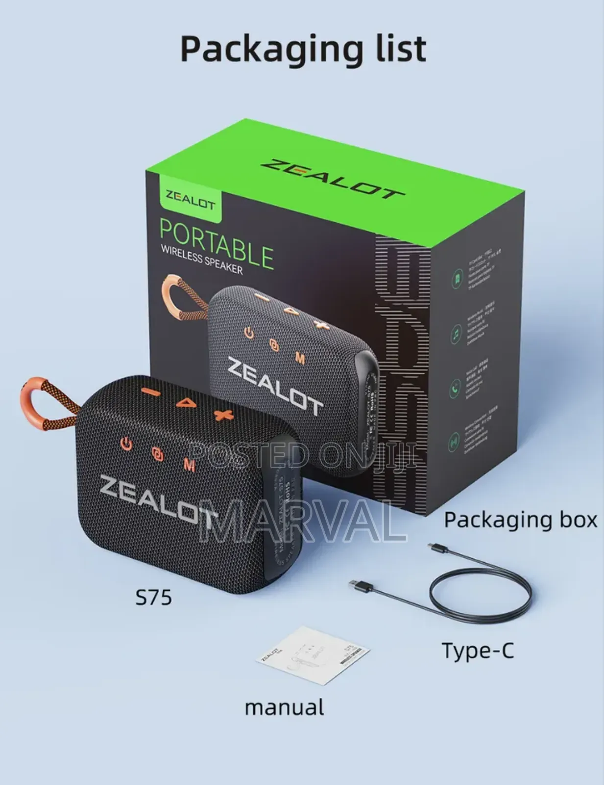 Small Speaker S75 Zealot