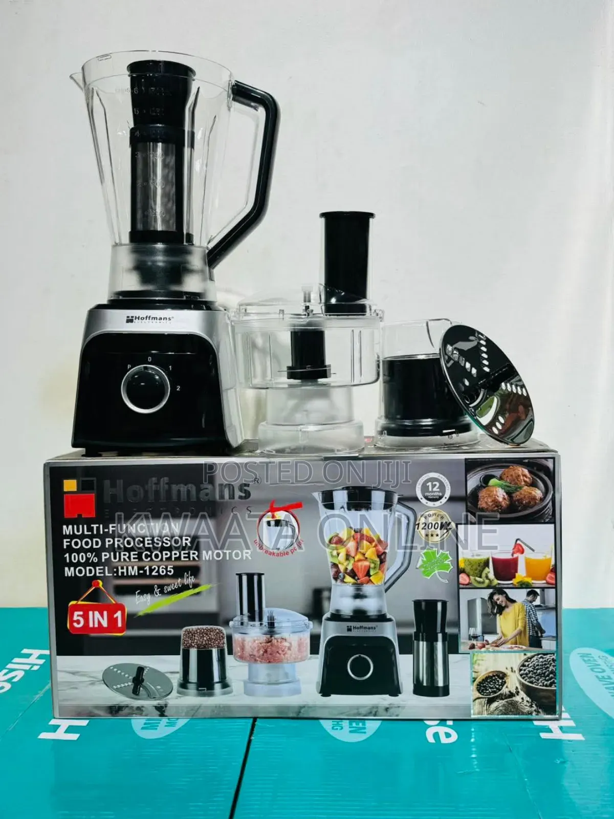 Hoffmans 5 in 1 Multifunction Blender Hm-1265