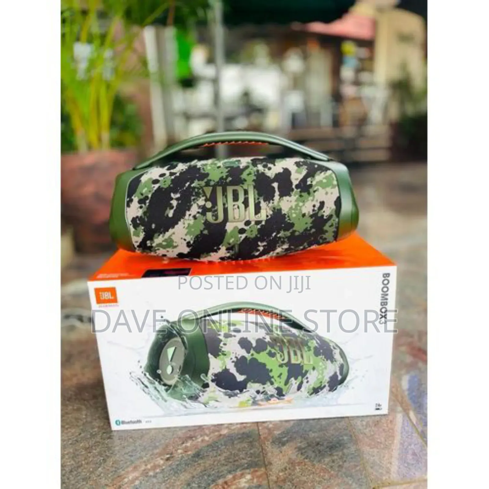 JBL L Boombox 3 Portable Wireless Bluetooth Speaker -Camouflage Color