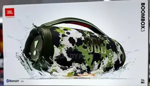 JBL Boombox 3 Portable Wireless Bluetooth Speaker.