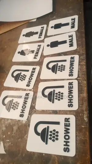 Shower Rooms Signage