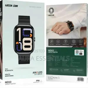 Green Lion Nexo Smart Watch - Black