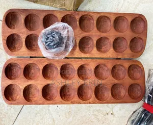 New Wooden Omweso Board