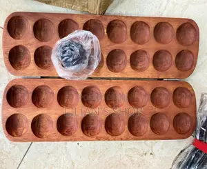 New Wooden Omweso Board