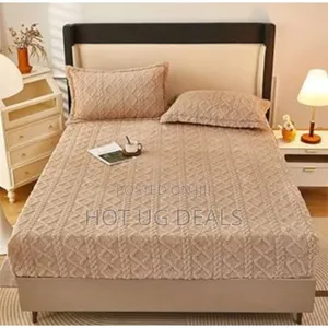 5x6 Mattress Cover With 2 Pillow Cases. - Coffee Brown