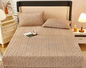 6x6 Mattress Cover With 2 Pillow Cases. - Coffee Brown