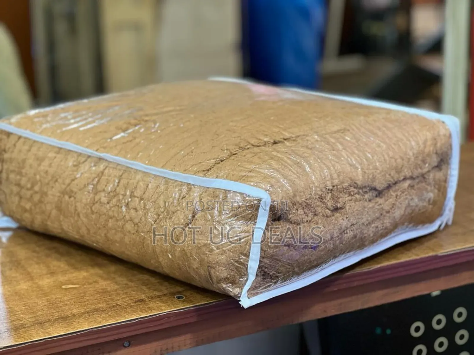 6x6 Mattress Cover With 2 Pillow Cases. - Coffee Brown